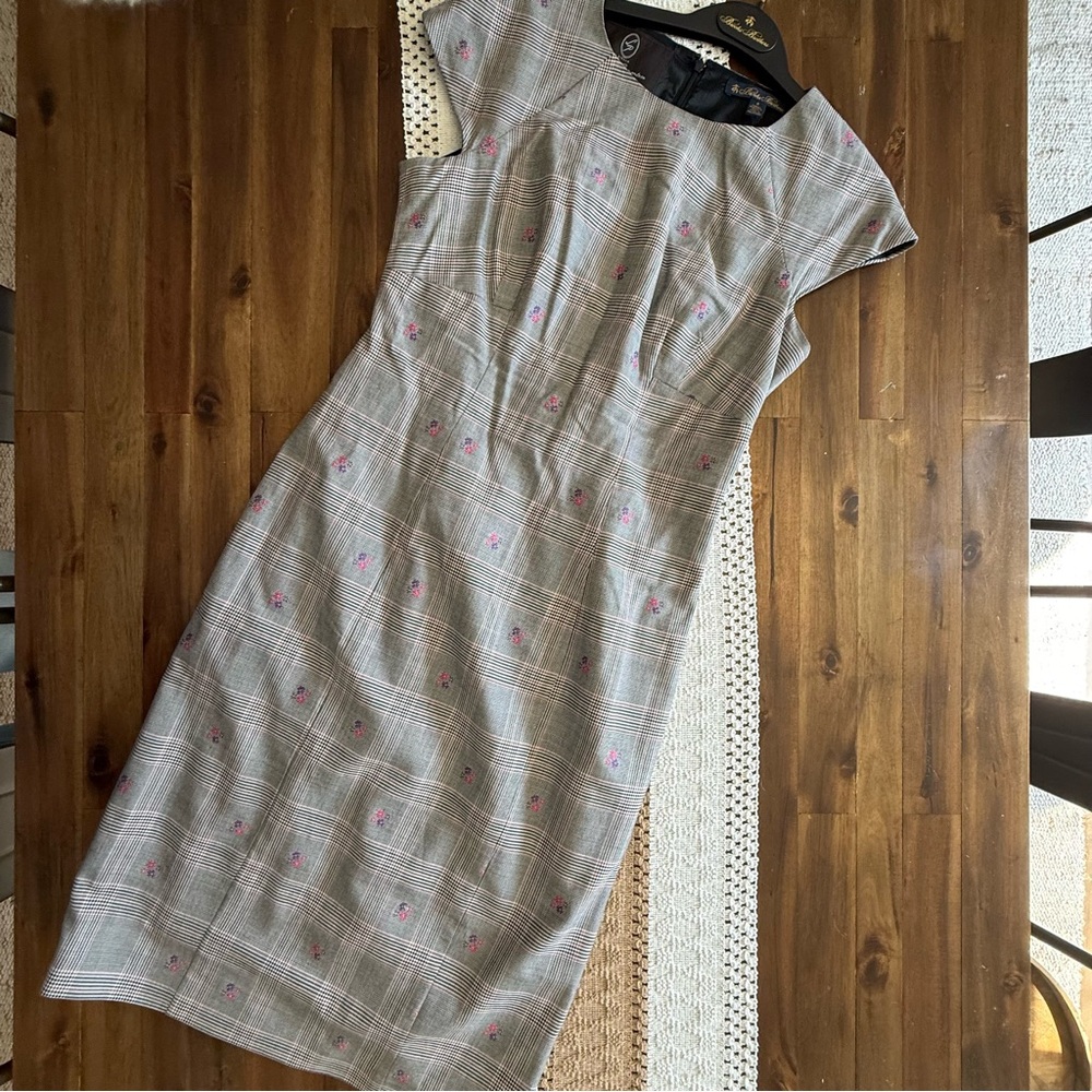 Brooks Brothers | Italian Bella Herringbone Sheath dress